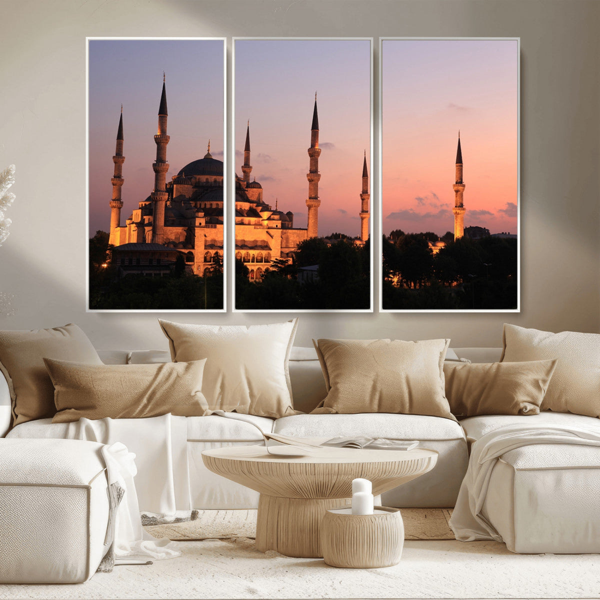 Wall Art Turkey Istanbul Skyline Canvas Print