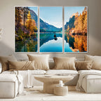 Fantastic Autumn Panorama Wall Art Canvas Print