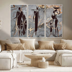 African American Wall Art | Elegant African Women Canvas Print