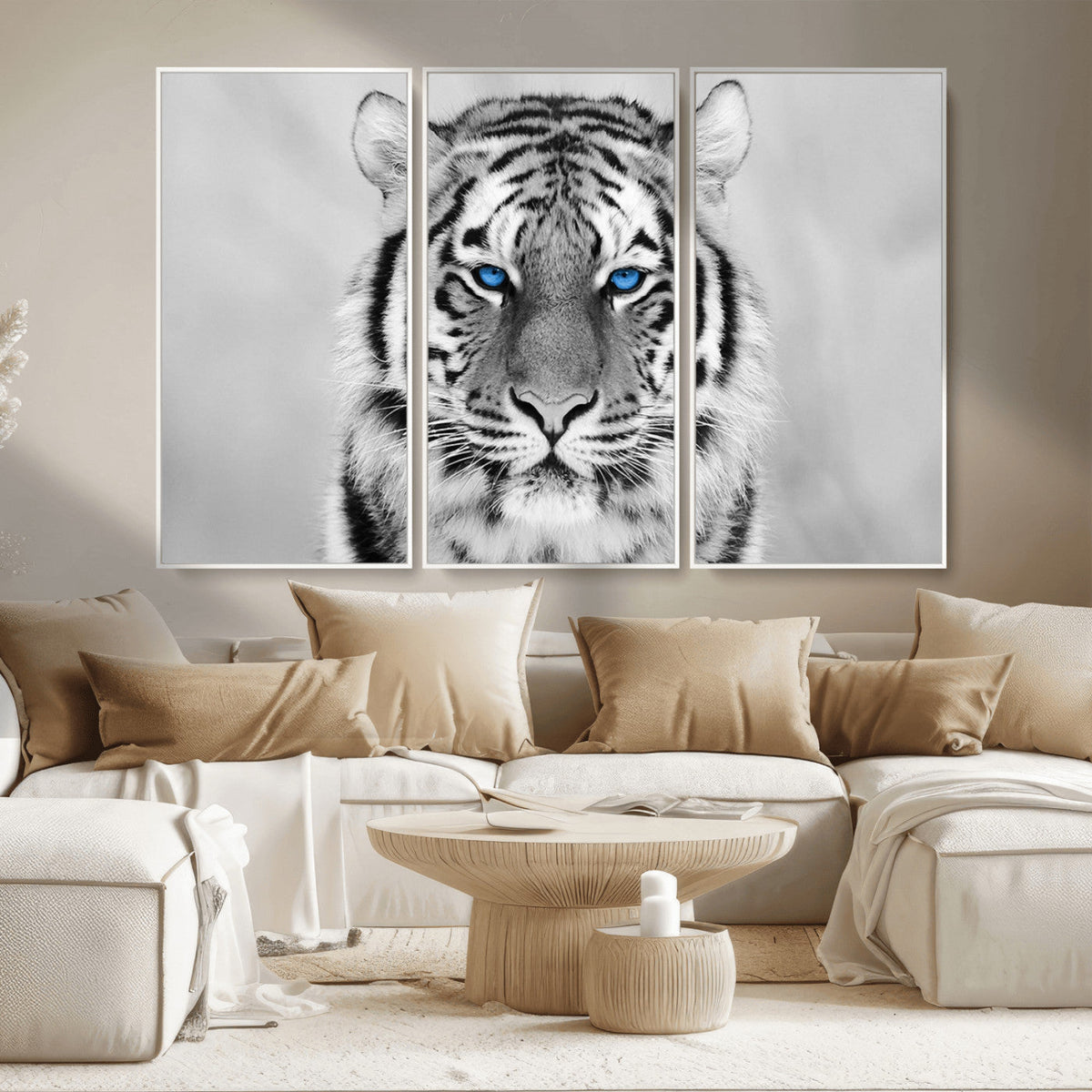 Tiger Canvas Artwork Wall Art Print
