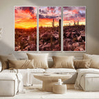 Arizona Desert Print, Western Cowboy Wall Art Print