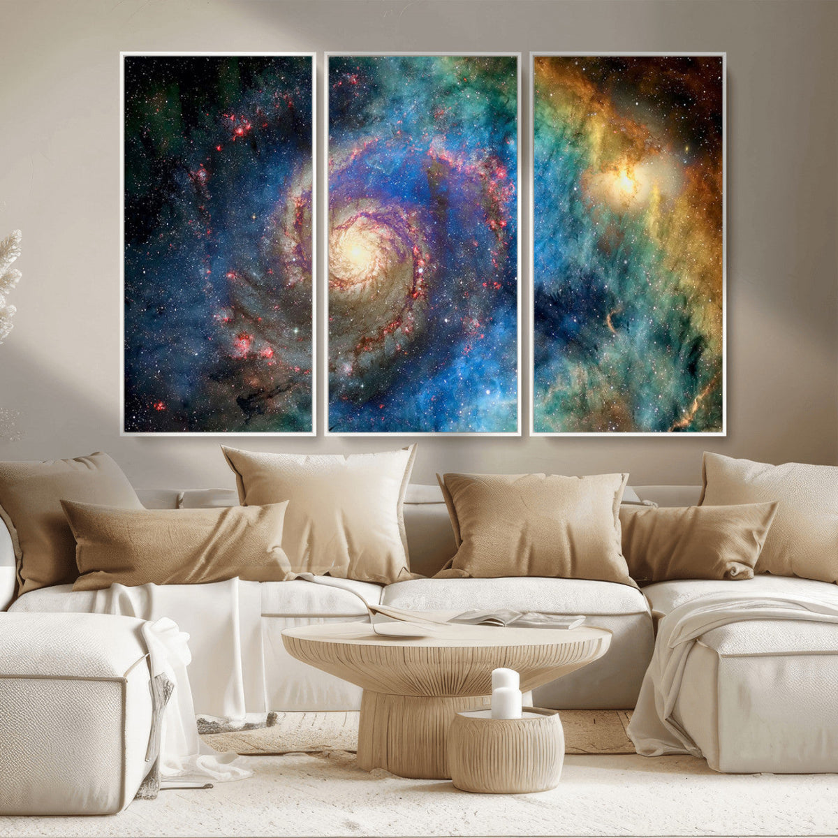 Spiral Galaxy Wall Art Canvas Print