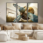 Vintage Airplane Canvas Print