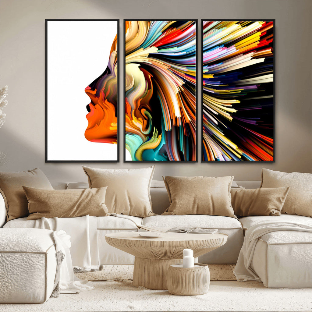 Profile Colors Canvas Print