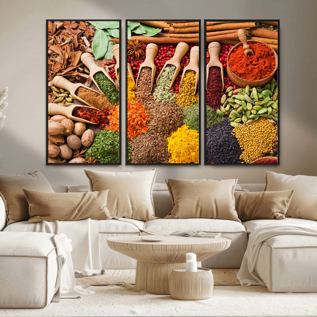 Spices Kitchen Wall Art Canvas Print