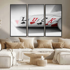 Framed Lucky Poker Cards Canvas | Modern Triptych Wall Art for Game Rooms
