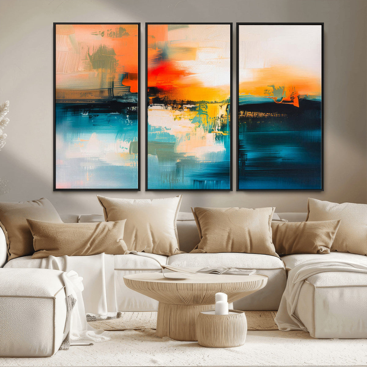 Colorful Abstract Wall Art | Bold Modern Canvas Print | Ready to Hang