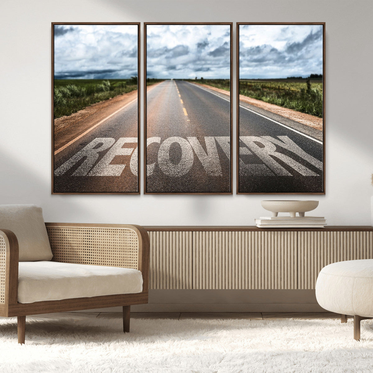 Recovery Road Wall Art Canvas Print