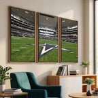 Dallas Cowboys Football Team Print - Arlington AT&T Stadium