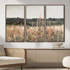 Rustic Field Landscape Wall Art Print, Giclee Canvas Wall Art