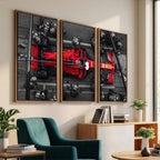 Ferrari Pit Stop Canvas Wall Art | Precision and Speed