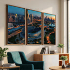 Chicago Bears Soldiers Field Wall Art Canvas Print
