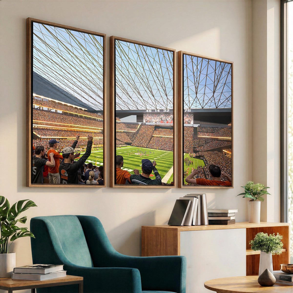 Cleveland Browns Stadium Wall Art Canvas Print