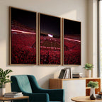 Dooley Stadium Wall Art, Sports Arena Canvas Print, Dooley Field Sanford Stadium