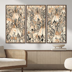 Native American Indian Wall Art Canvas Print
