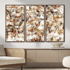 Farmhouse Bighorn Sheep Wall Art Canvas Print