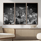 Charlotte Skyline Canvas Wall Art Print | North Carolina Cityscape