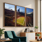 Chicago Bears Soldier Field Canvas Wall Art, NFL Stadium Panorama
