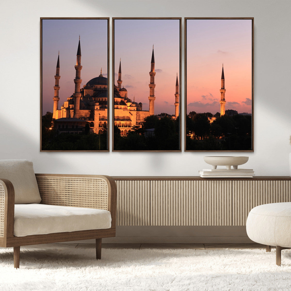Wall Art Turkey Istanbul Skyline Canvas Print