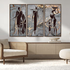African American Wall Art | Elegant African Women Canvas Print