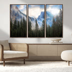 Half Dome Yosemite California Wall Art Canvas Print El Capitan