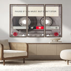 Music Cassette Iconic Wall Art Canvas Print
