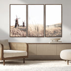 Farm Prints, Set of 6 Farmhouse Wall Art Canvas, Country House Decor