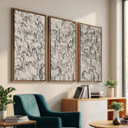 Abstract Horse Sketch Wall Art, Ready to Hang