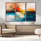 Colorful Abstract Wall Art | Bold Modern Canvas Print | Ready to Hang