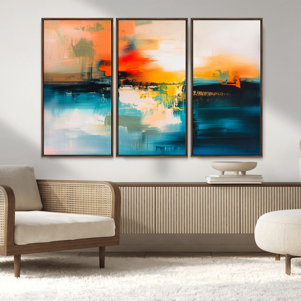 Colorful Abstract Wall Art | Bold Modern Canvas Print | Ready to Hang