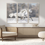 The White Horses Wall Art, Framed White Horses Wall Art