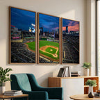 Target Field Wall Art Canvas Print, Baseball Stadium