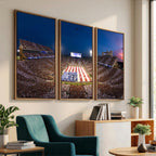 Oklahoma Sooners Memorial Stadium Wall Art Canvas Print