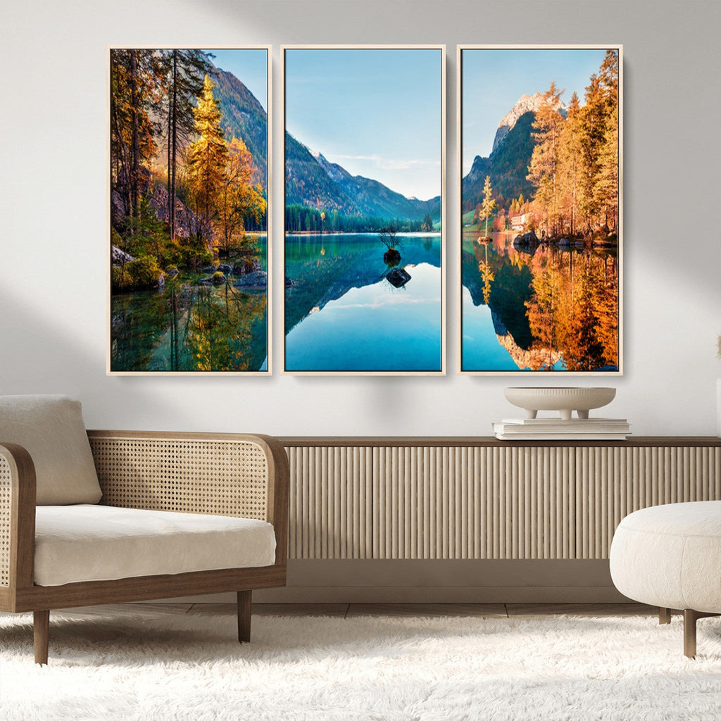 Fantastic Autumn Panorama Wall Art Canvas Print