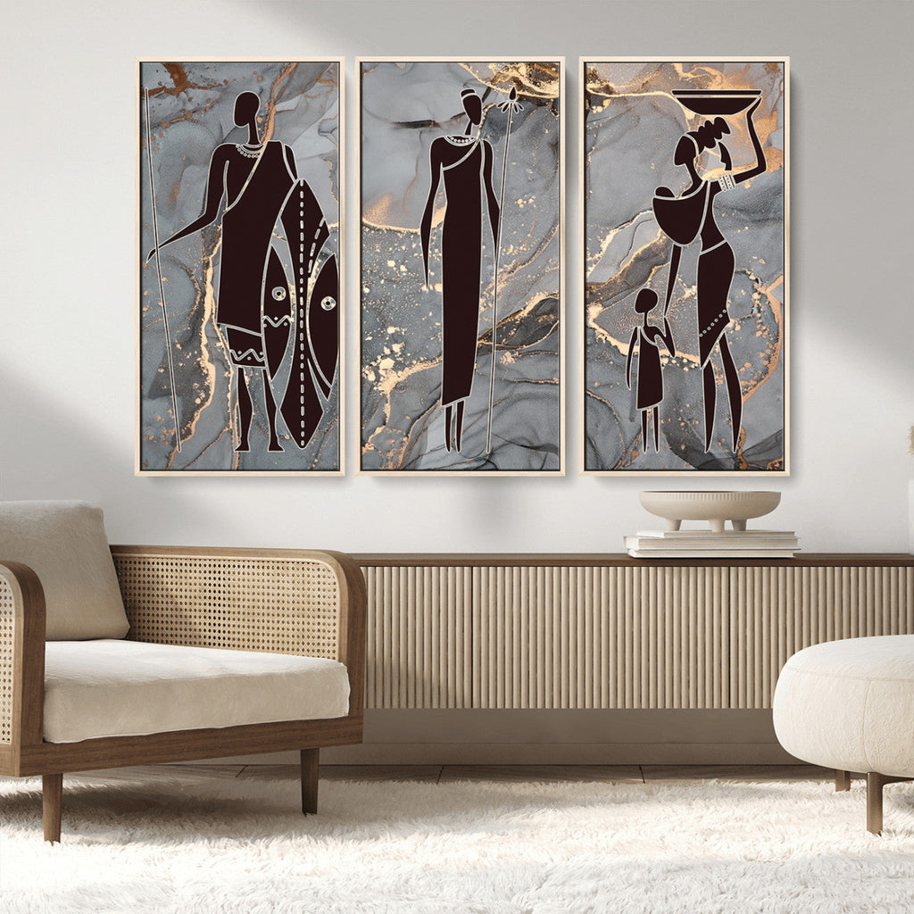 African American Wall Art | Elegant African Women Canvas Print