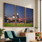 Philadelphia Phillies Baseball Print, Philadelphia Citizens Bank Park Stadium Wall Art