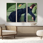 Decadent Girl by Ramon Casas Wall Art Canvas Print, Framed