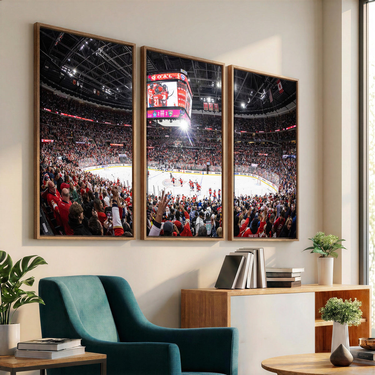 Amerant Bank Arena Wall Art Canvas Print, Hockey Arena