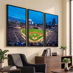 Target Field Stadium Wall Art Canvas Print, Minnesota Twins