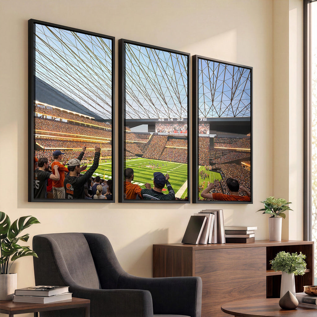 Cleveland Browns Stadium Wall Art Canvas Print