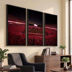 Dooley Stadium Wall Art, Sports Arena Canvas Print, Dooley Field Sanford Stadium