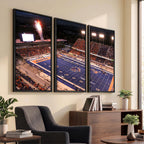 Boise State Broncos Albertsons Stadium Wall Art Canvas Print