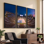 Oklahoma Sooners Memorial Stadium Wall Art Canvas Print