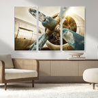 Vintage Airplane Canvas Print