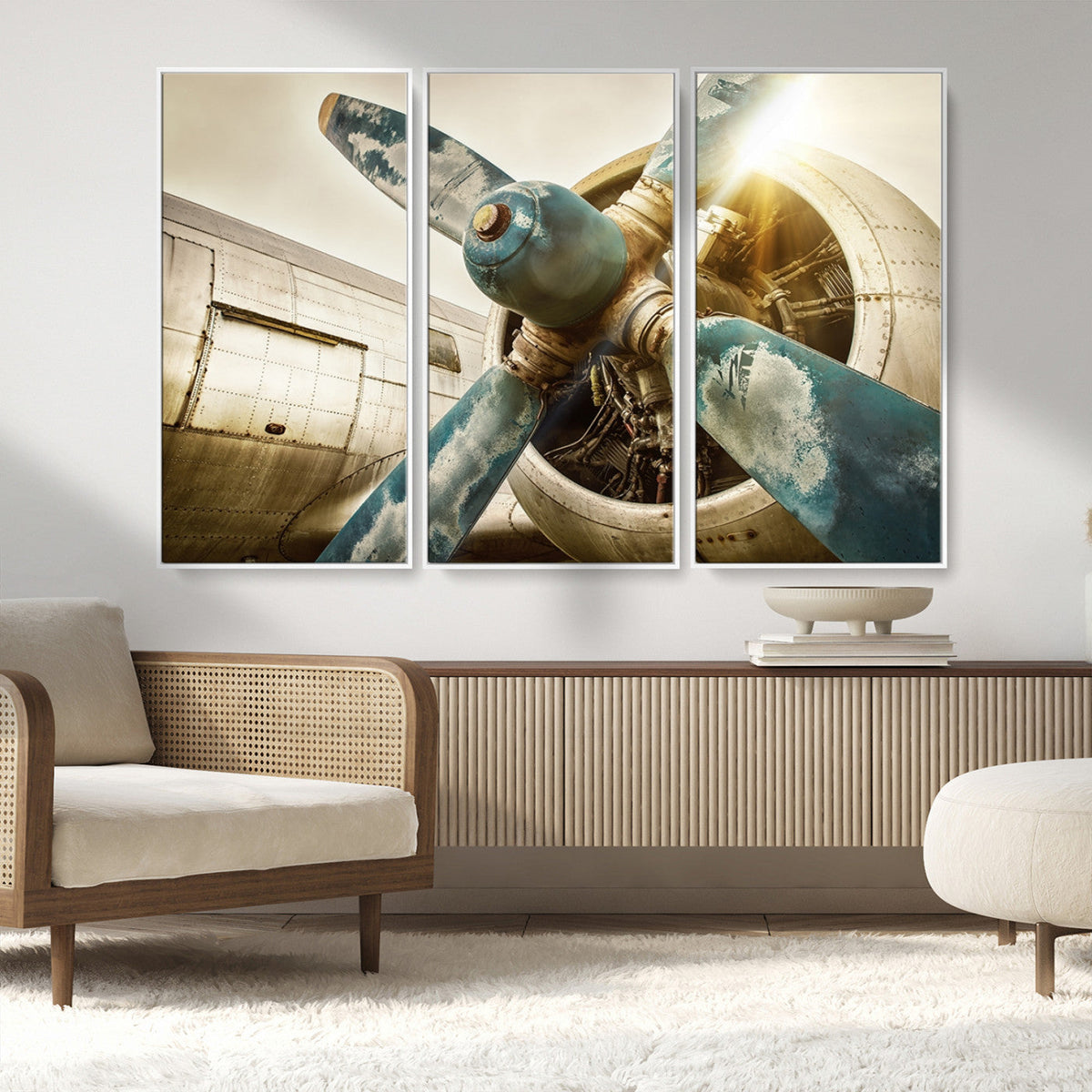 Vintage Airplane Canvas Print