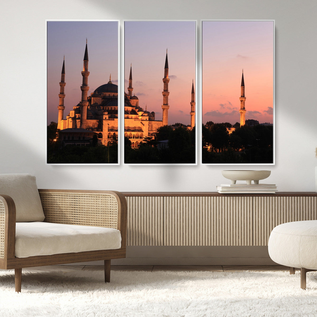 Wall Art Turkey Istanbul Skyline Canvas Print