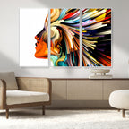 Profile Colors Canvas Print