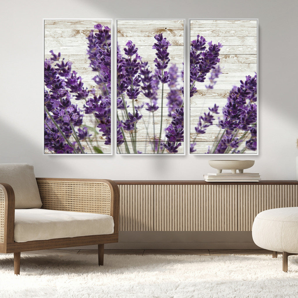 Lavender Herb Wall Art Canvas Print