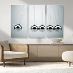 Newton's Cradle Wall Art Canvas Print | Framed Newton Cradle Wall Art