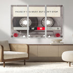 Music Cassette Iconic Wall Art Canvas Print